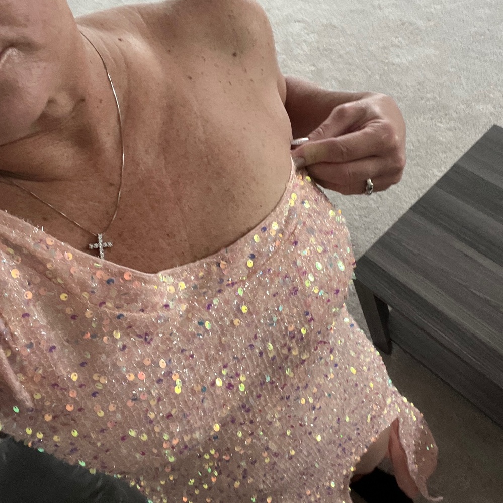 Pink gown